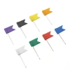 The manufacturer's new bulk colored flag long needle creative felt board positioning needle decorative cork board marking map needle Specification image